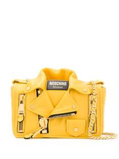 Moschino сумка через плечо в форме байкерской куртки