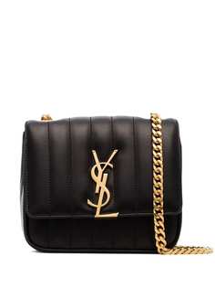 Saint Laurent стеганая сумка Vicky маленького размера