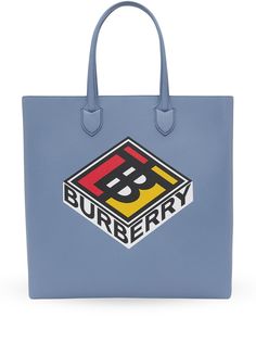 Burberry большая сумка-тоут Kane с логотипом