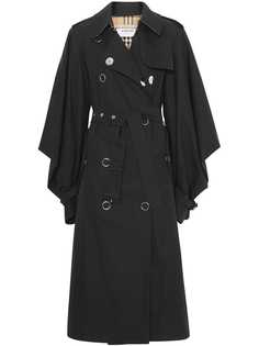 Burberry тренч с рукавами летучая мышь