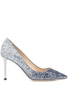 Jimmy Choo туфли Romy с мелкими блестками