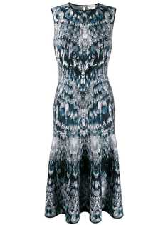 Alexander McQueen платье вязки интарсия