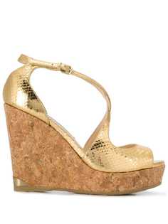 Jimmy Choo босоножки Dakota 120 на танкетке