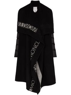 Moncler пальто Mantella с дутыми рукавами