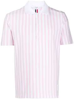 Thom Browne рубашка-поло с полосками RWB