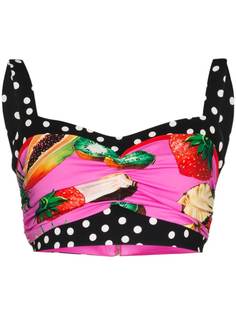 Dolce & Gabbana топ с принтом