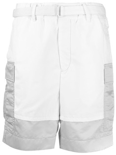 Sacai шорты карго широкого кроя