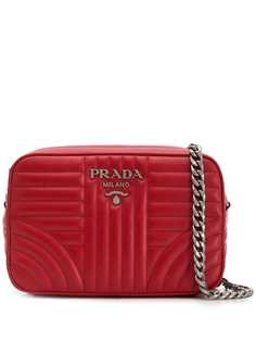 Prada стеганая сумка на плечо