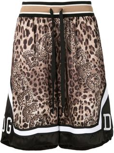 Dolce & Gabbana leopard-print shorts