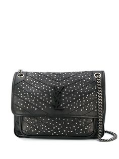 Saint Laurent сумка на плечо Niki с заклепками