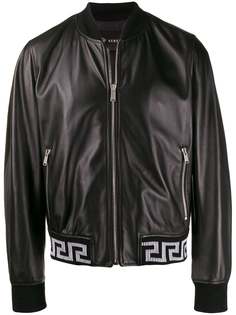 Versace куртка с узором Greca
