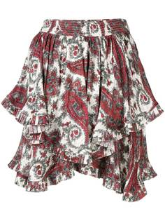 Isabel Marant оборчатая юбка с рисунком пейсли