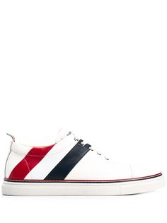 Thom Browne полосатые кеды на шнуровке