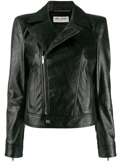 Saint Laurent байкерская куртка на молнии