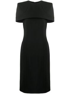 Givenchy приталенное платье-кейп