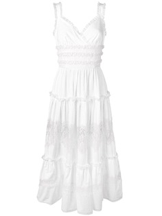 Dolce & Gabbana длинное платье с оборками