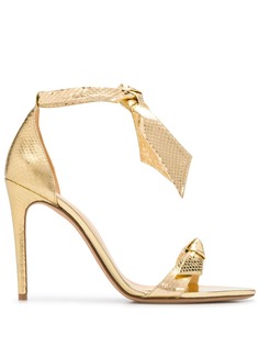 Alexandre Birman босоножки с эффектом металлик