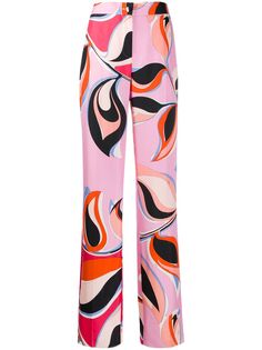 Emilio Pucci брюки с принтом Heliconia