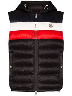 Moncler дутый жилет Timothe с капюшоном