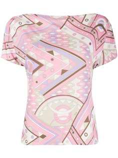 Emilio Pucci футболка с абстрактным принтом