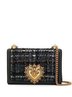Dolce & Gabbana твидовая сумка через плечо Devotion