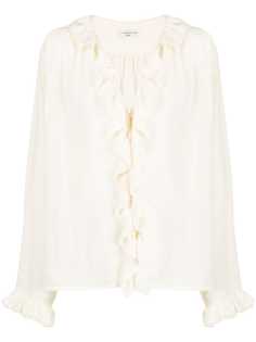 Victoria Beckham блузка с оборками