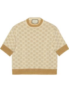 Gucci трикотажный топ с логотипом