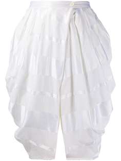 Versace Pre-Owned шорты с драпировкой 1980-х годов
