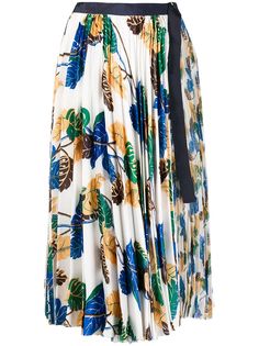 Sacai юбка с принтом