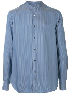 Giorgio Armani полосатая рубашка с длинными рукавами