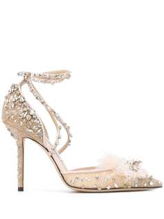 Jimmy Choo туфли-лодочки Odette 100 с кристаллами