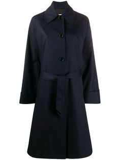 Mm6 Maison Margiela однобортное пальто с поясом
