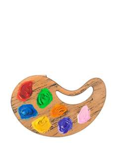 Moschino клатч в виде палитры