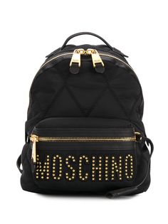 Moschino рюкзак с заклепками и логотипом