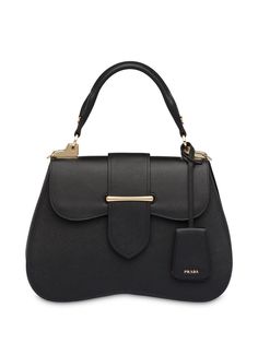 Prada объемная сумка Sidonie из сафьяновой кожи