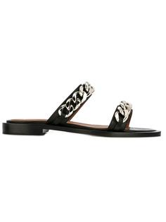 Givenchy сандалии с отделкой цепочкой
