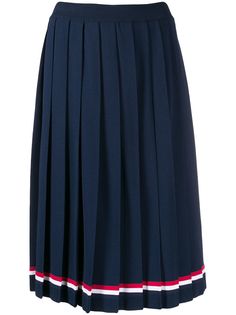 Thom Browne плиссированная юбка миди