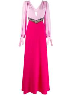 Emilio Pucci платье в стиле колор-блок с пайетками