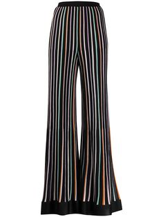 Missoni расклешенные брюки в полоску