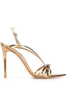 Gianvito Rossi босоножки Roselle 115 с ремешком на пятке