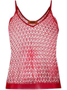 Missoni кружевной топ без рукавов