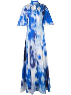 Carolina Herrera платье с абстрактным принтом