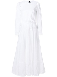 Calvin Klein 205W39nyc крестьянское платье с вышивкой