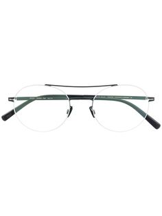 Mykita MYKITA TOMI 271 SILVER INDIGO Leather/Fur/Exotic Skins->Leather