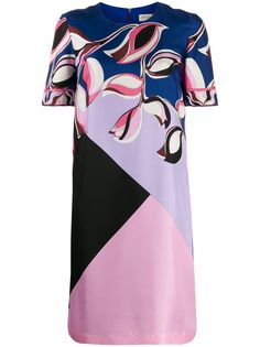 Emilio Pucci платье в стиле колор-блок