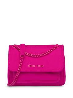 Miu Miu сумка на плечо с металлическим логотипом