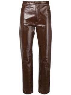 Ami Paris лакированные брюки