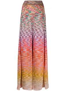 Missoni расклешенные брюки с эффектом омбре