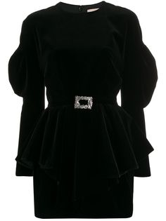 Alexandre Vauthier платье мини с объемными рукавами