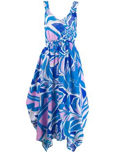 Emilio Pucci длинное платье Samoa с принтом